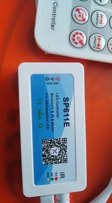 WS2812B WS2811 RGB IR Télécommande Double Sortie Bluetooth LED De