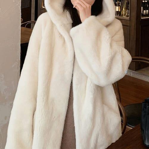 Veste fausse fourrure