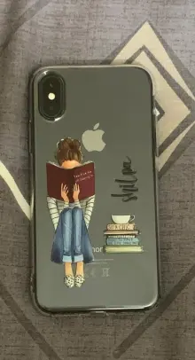 Transparent Silicone case with Book Love – S A A B O O