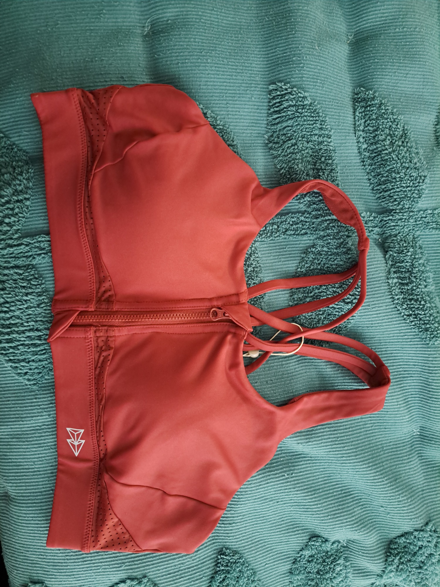 Power™ Zip Front Criss Cross High Support Running Bra | Women's