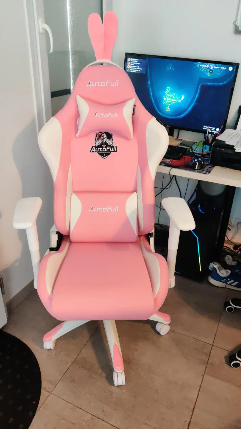 Pink Autofull Gaming Chair Bunny Autofull Mat C2 Pink Bunny The