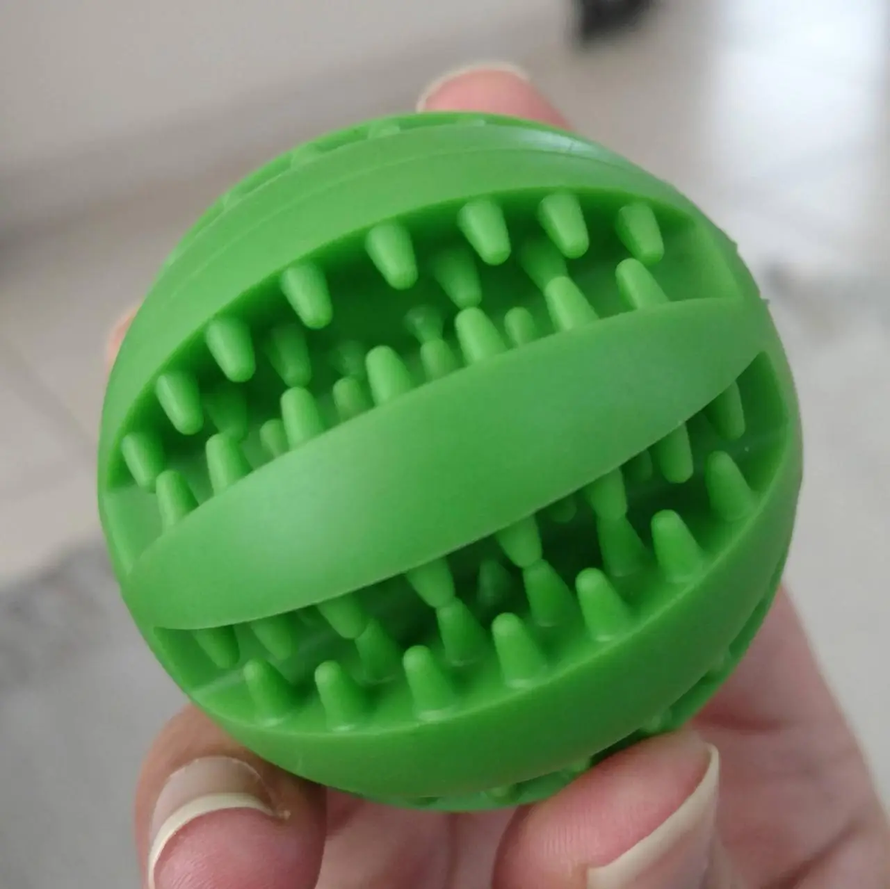 Dropship Pet Dog Toy Interactive Rubber Balls For Small Large Dogs Puppy  Cat Chewing Toys Pet Tooth Cleaning Indestructible Dog Food Ball to Sell  Online at a Lower Price