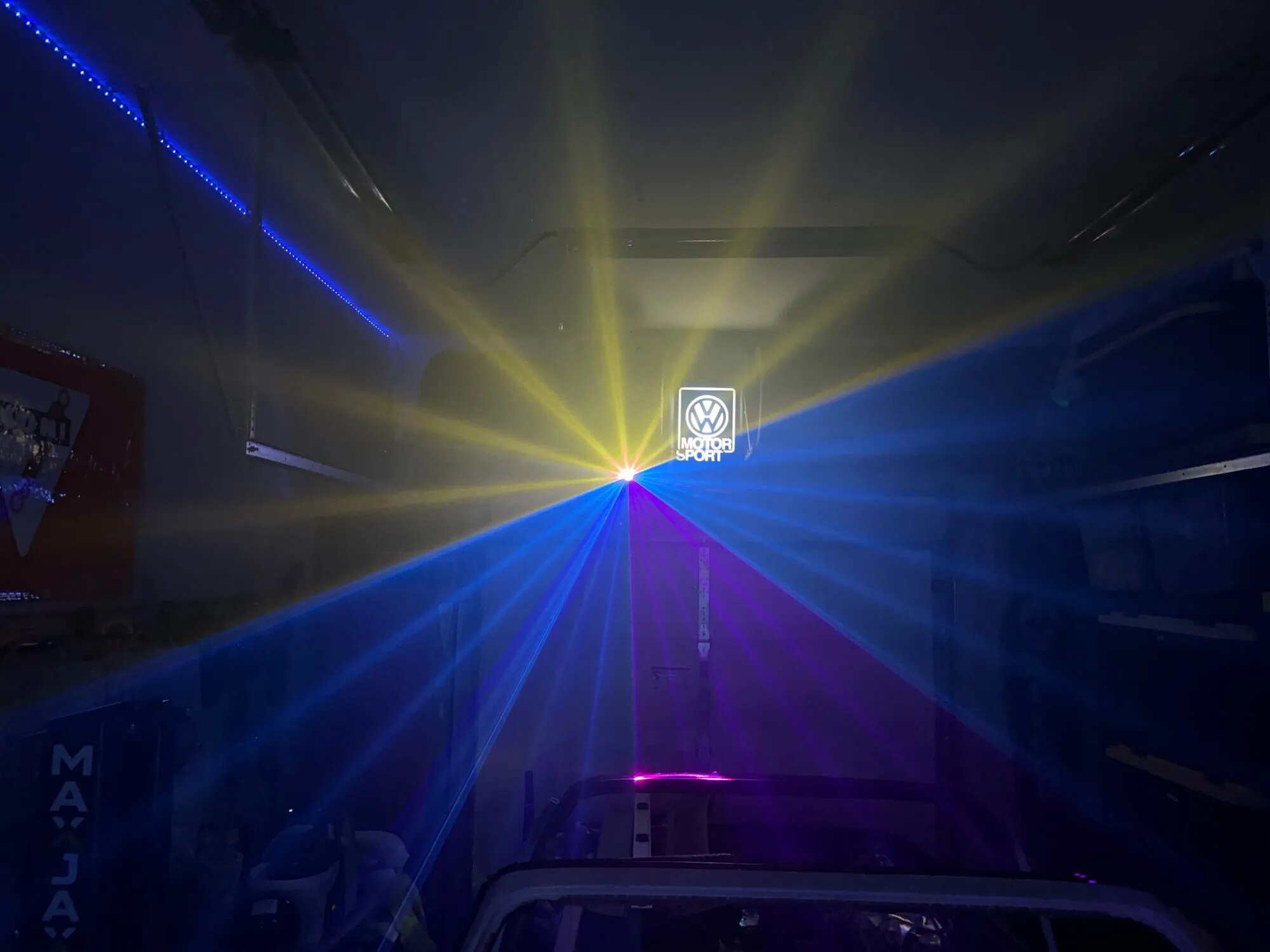 2W RGB Beam Scanner Stage Laser Lighting Effect Projector DMX D