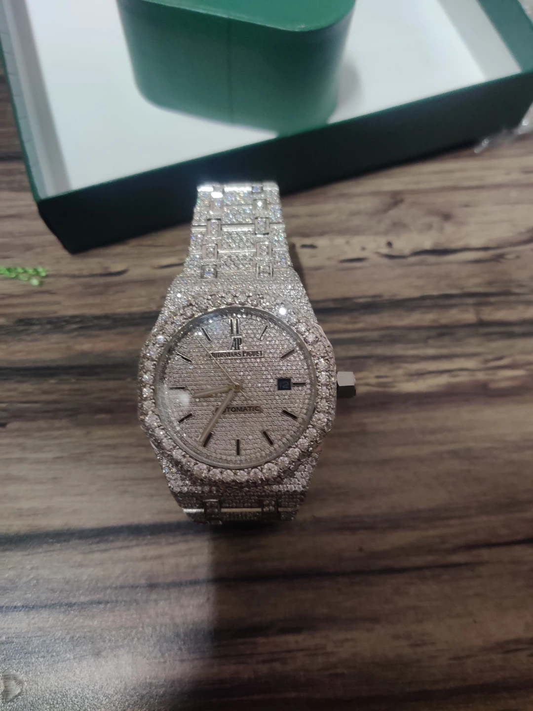 MOISSANITE AP WATCH AUDEMARS PIGUET ROYALOAK BUSTDOWN W 127