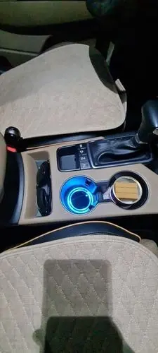 GetUSCart- VILLSION 2PCS Wireless Cup Holder Car Coaster LED Light