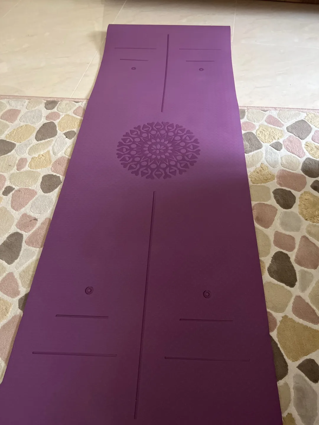 TPE Yoga Mat with Position Line 1830*61*6MM Non Slip Carpet Mat For  Beginner Environmental Fitness Gymnastics Mats Sport – Fit Boss