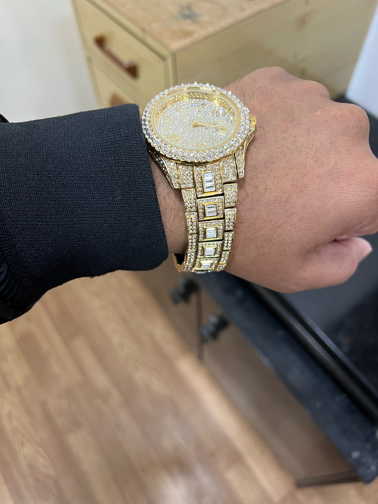 Iced out 2025 nixon watch