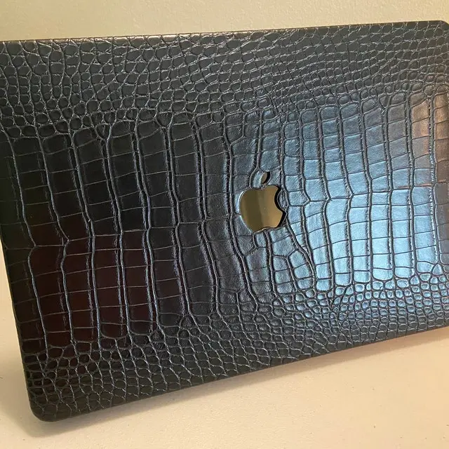 Black Crocodile Style MacBook Cover MacBook Air 13 Case Pro 