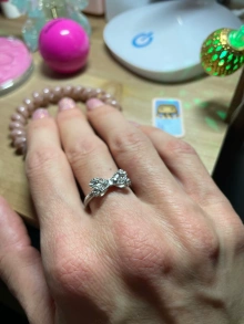 Silver Bow Ring