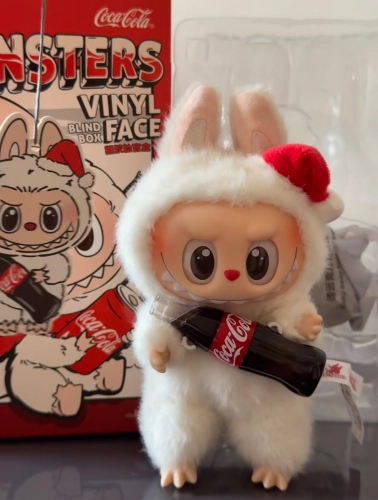 THE MONSTERS COCA-COLA Series Vinyl Face Plush Pendant Blind Box