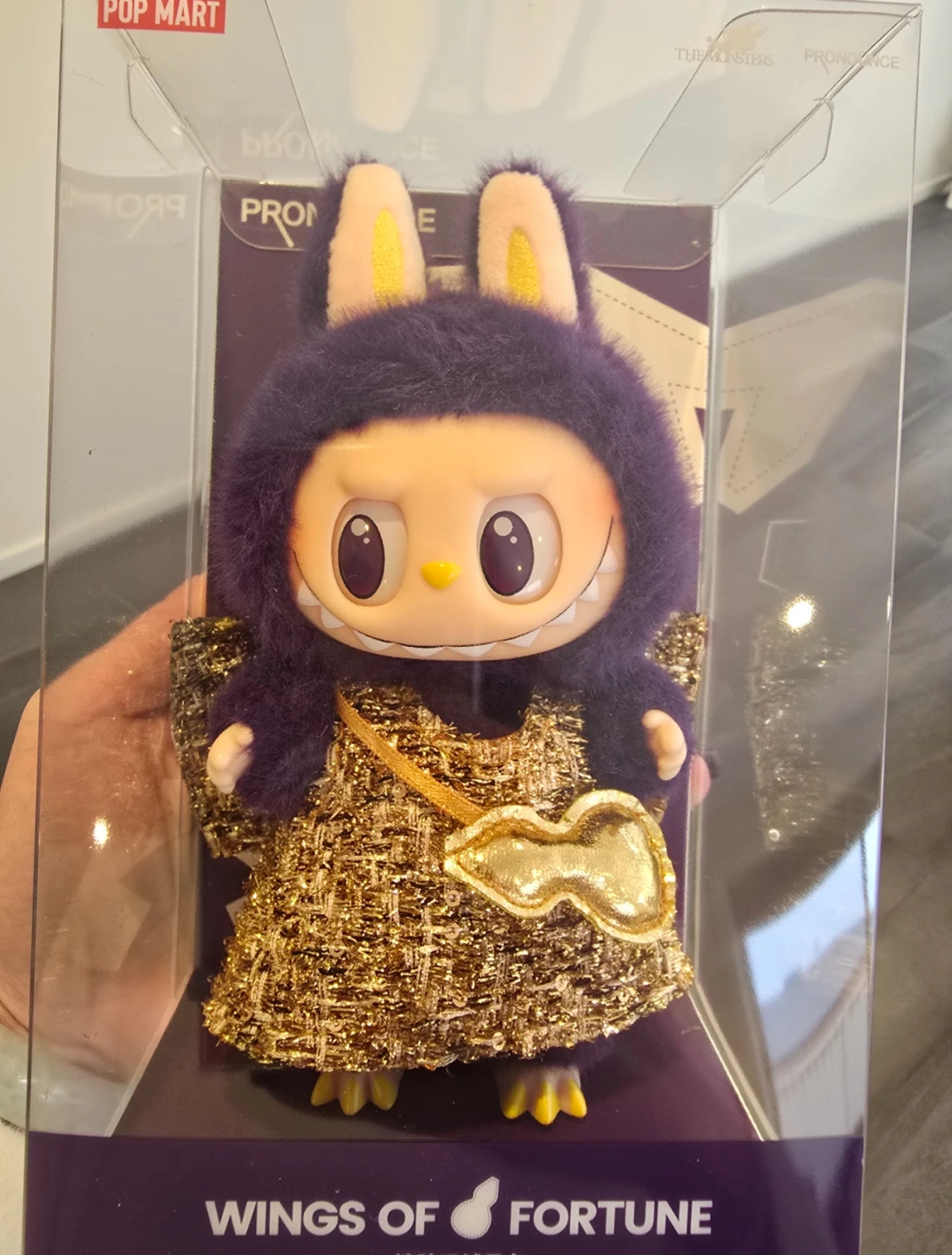 LABUBU × PRONOUNCE - WINGS OF FORTUNE Vinyl Plush Hanging Card