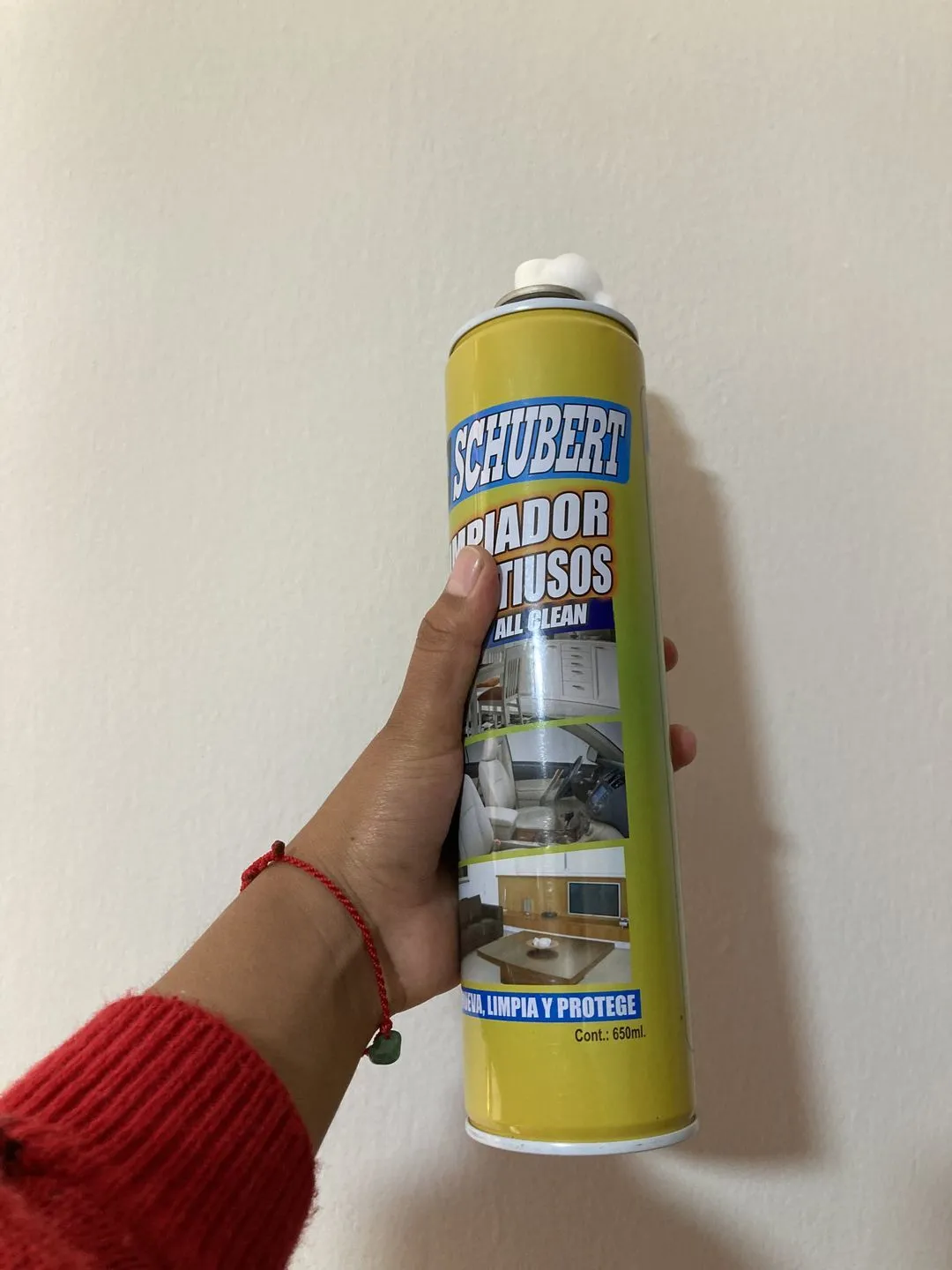 Para una Limpieza Efectiva: Limpiador Multiuso Espuma 650ml Schubert