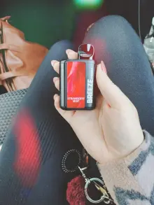Breeze Prime Strawberry Mint Disposable Vape 6000 Puffs  SHOP BREEZE