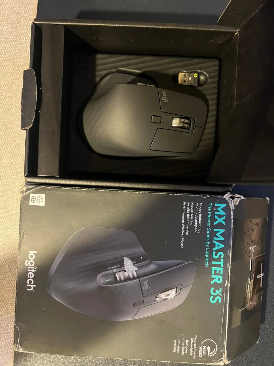 Logitech MX Master 3S - Wireless Performance Mouse with Ultra-Fast Scr