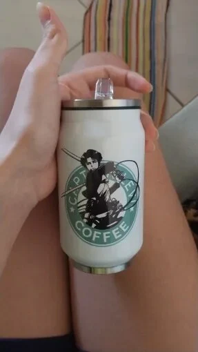 Generic Attack On Titan Anime Thermos Bottle Coffee Cup 500ml Cup