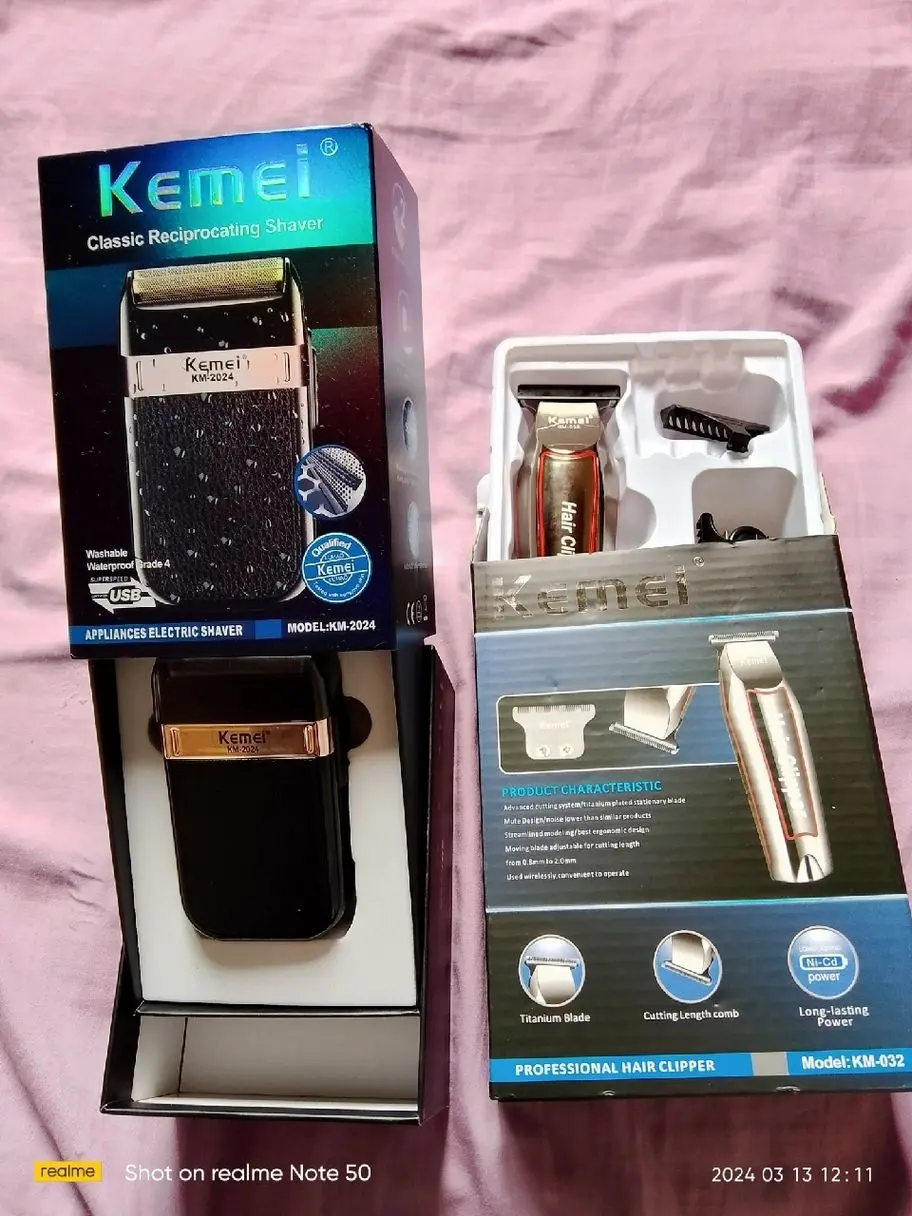 Maquina de Acabamento Profissional Km-032 | Kemei ®