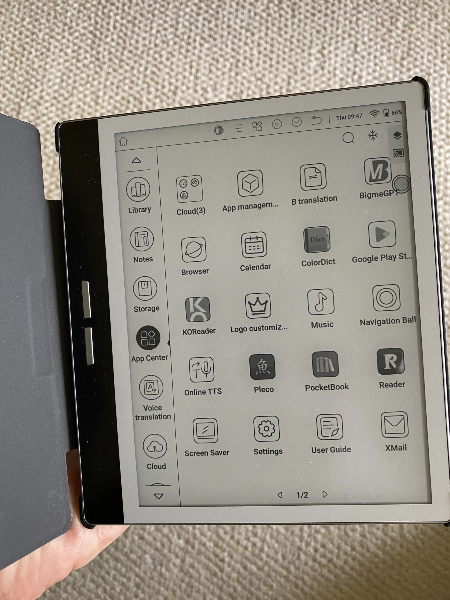 Bigme 7インチ B751 ブラック&ホワイト E リーダー – Bigme