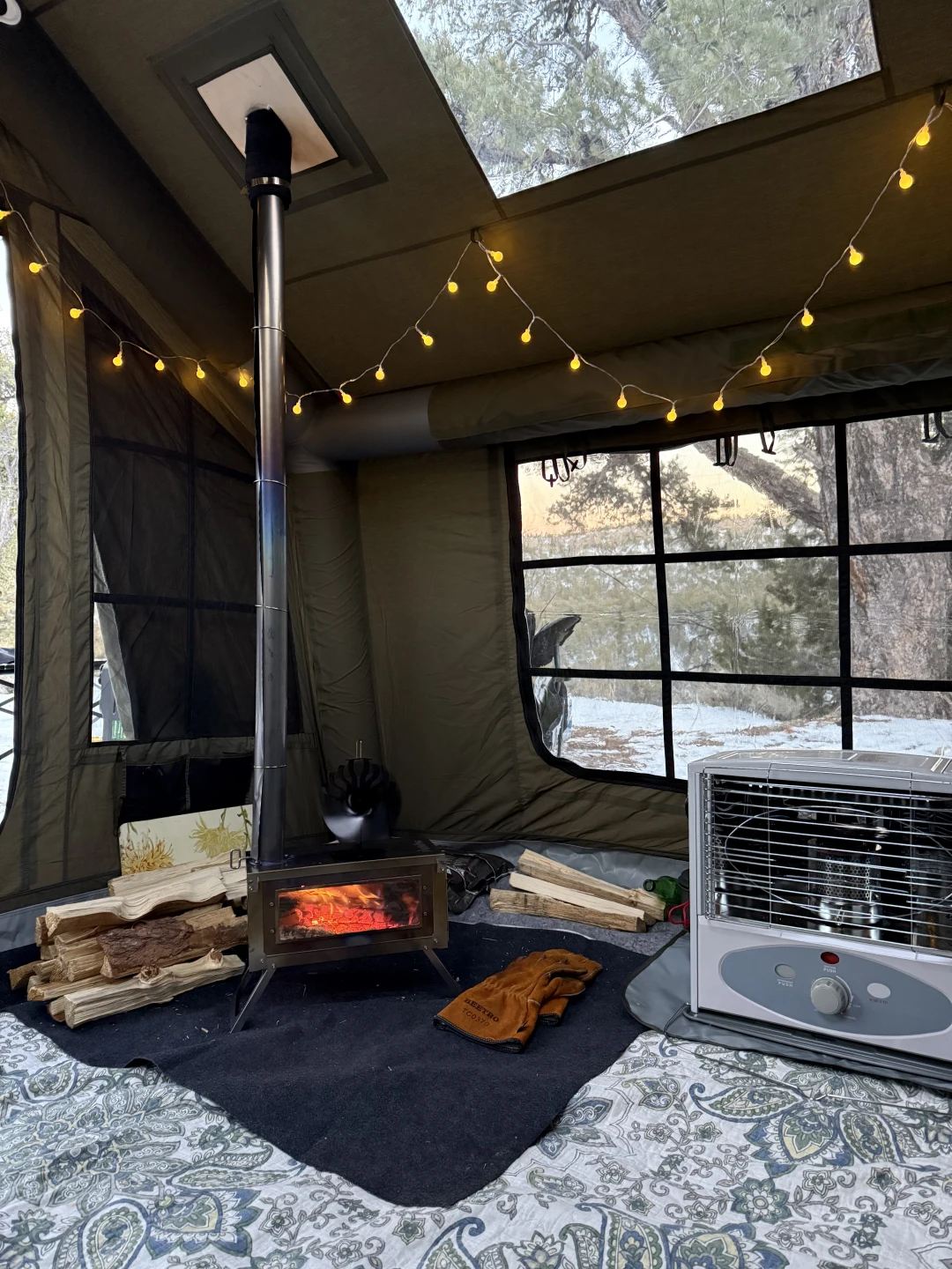 Coody 8.0 Inflatable Tent - Terra | All-Season Tent for Winter