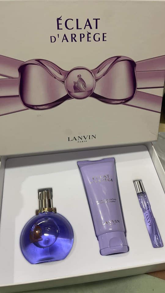 LANVIN ÉCLAT D'ARPEGE ギフトセット Amazon.com: Lanvin Eclat d'Arpege Eau de Parfum 3 Piece Set