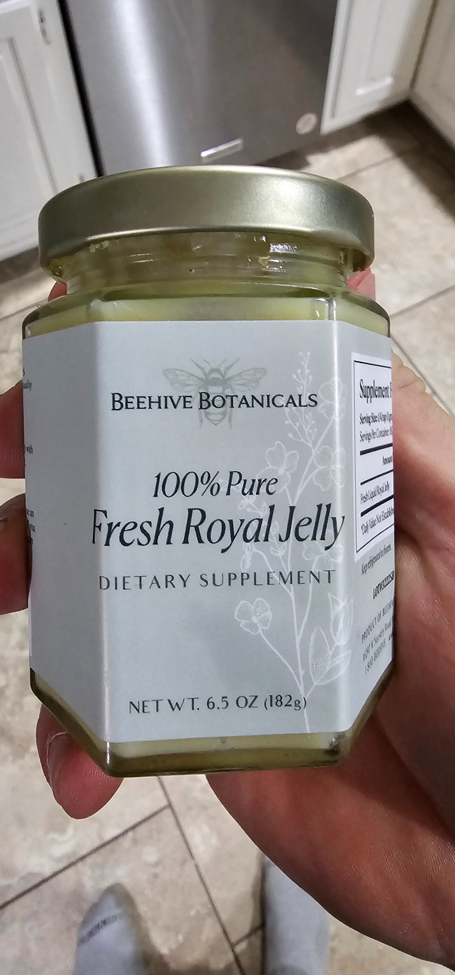 Fresh Royal Jelly, 100% Pure, Limit 2PER Order – Beehive Botanicals