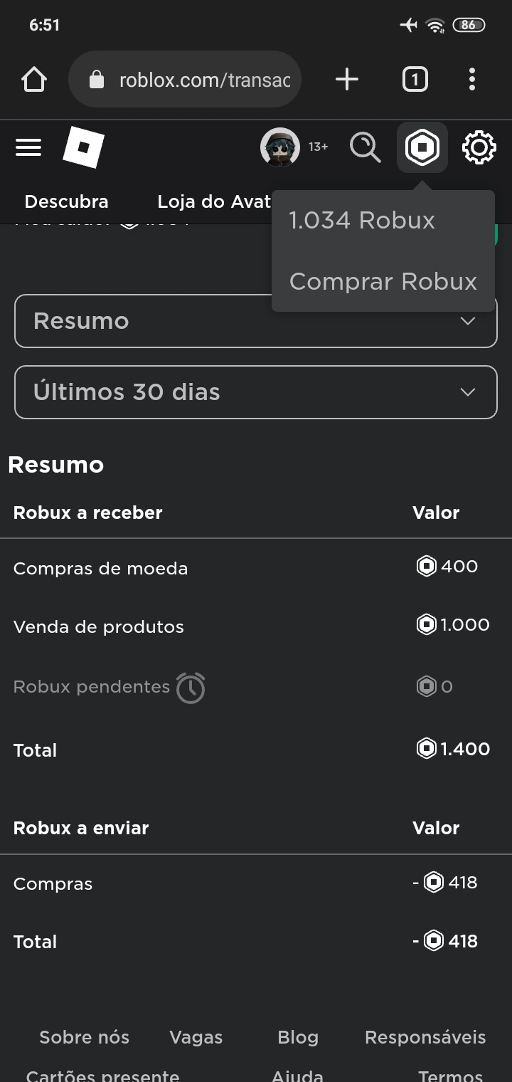 1.000 Robux – RoPay