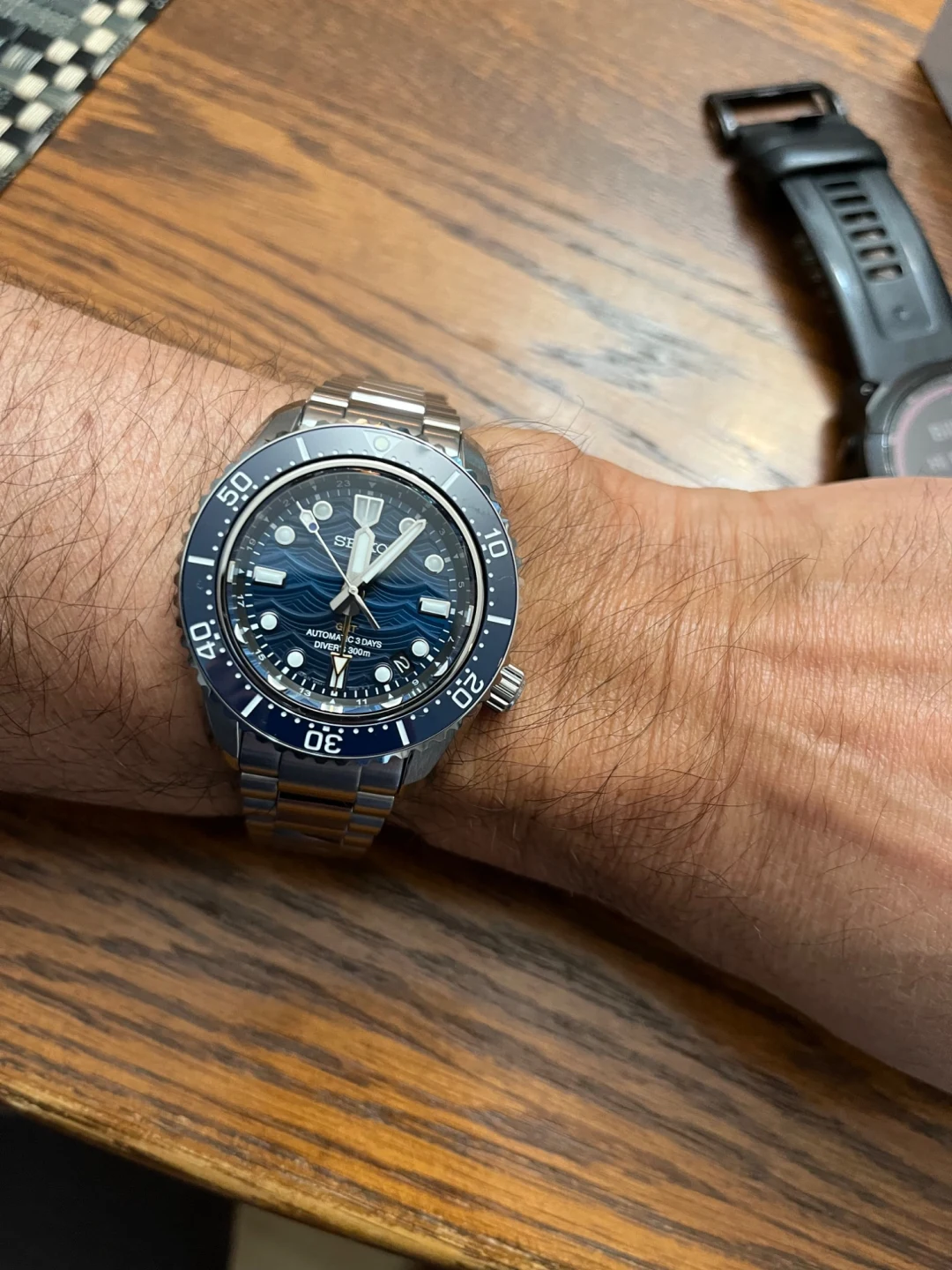 Swatch Blue Grid Watch | New Irony Chrono YVS454