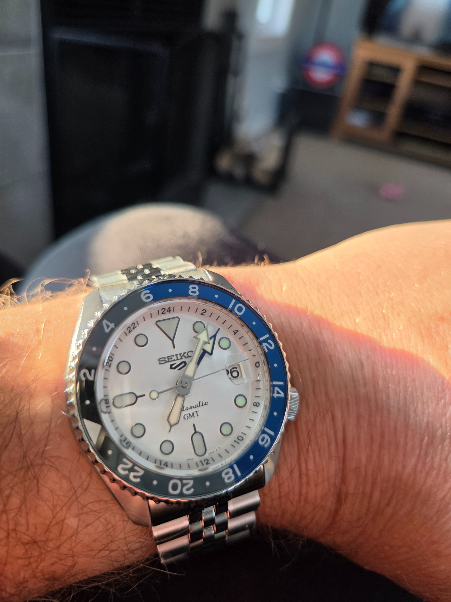 Citizen Tsuki-yomi A-T Purple Dial Super Titanium Bracelet BY1010-81Z