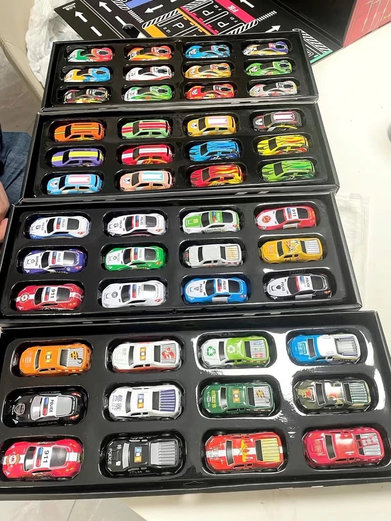 🎅Christmas promotion 49% OFF🎁48 Mini Pull-Back Cars with Built-In Garage Set