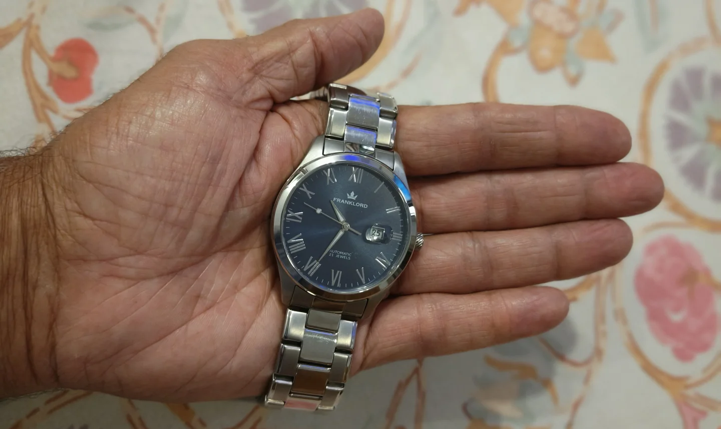 Franklord Regal Sapphire Legacy Steel Tiffany Blue Luxury Watch