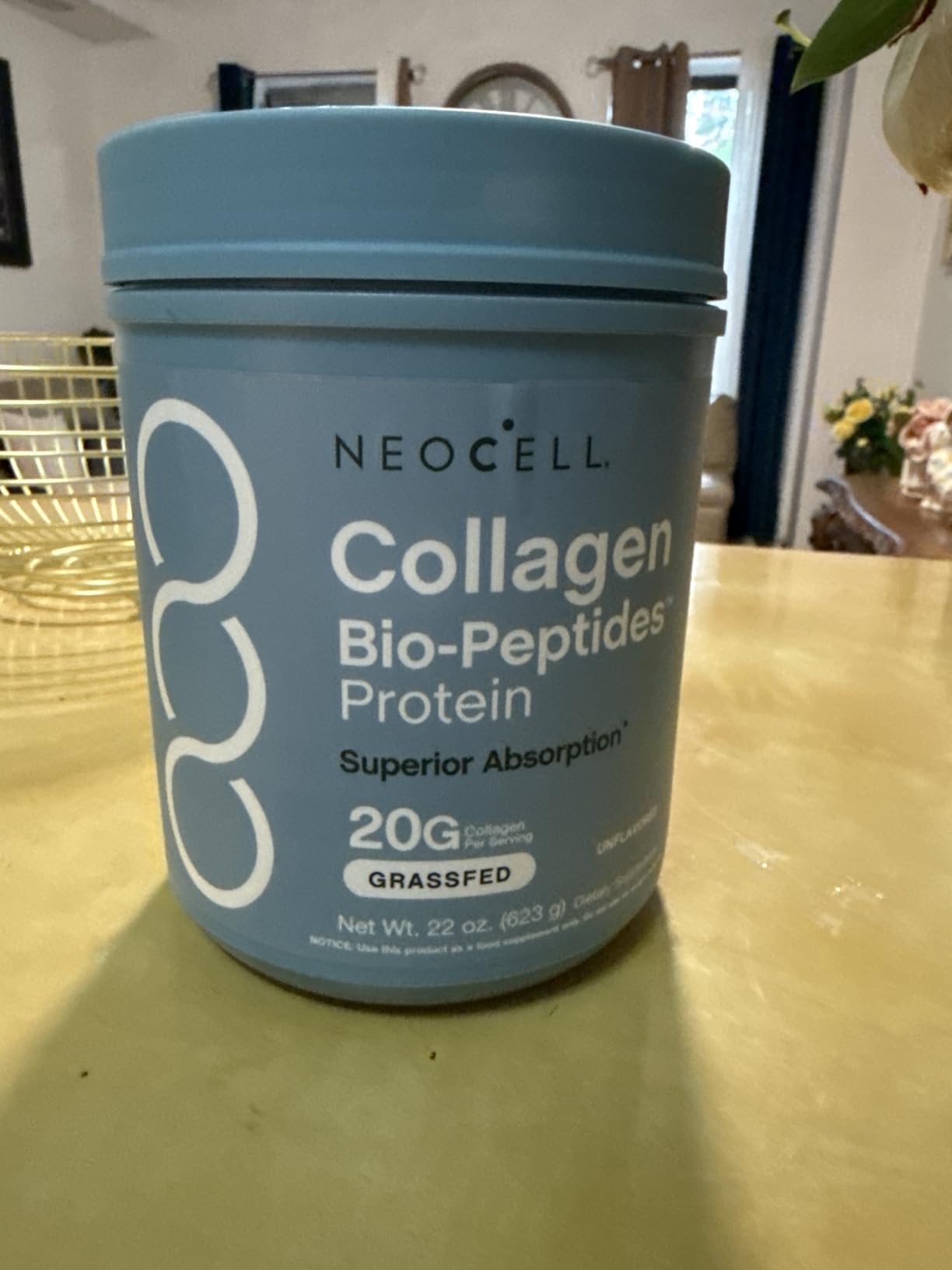Preparación del colágeno NeoCell por una clienta