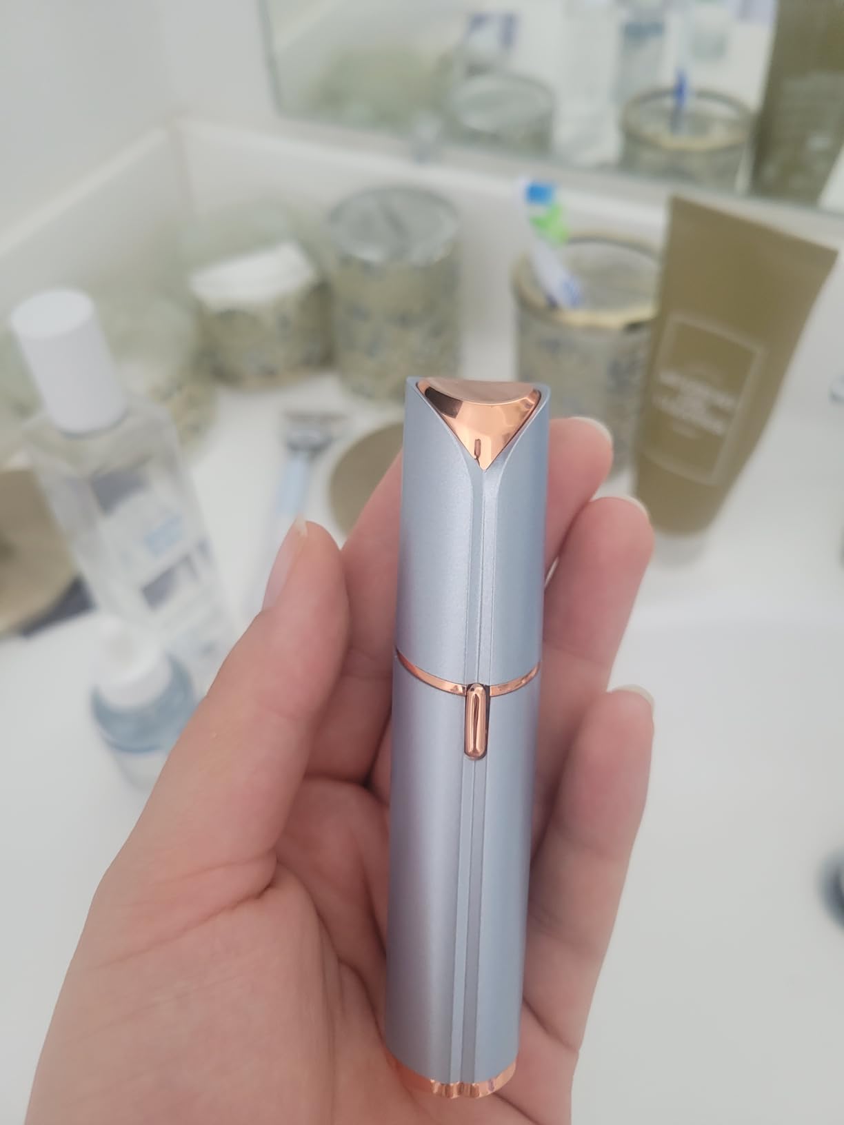 Depilador facial enviado por una clienta