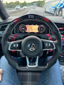 Foto del cliente Leonardo — Volante In Carbonio Golf (7/7.5) Scirocco, Polo (2014-2017)