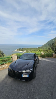 Foto del cliente Nicola — Cofano In Carbonio Alfa Romeo Giulia Stile GTAm