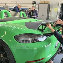 Foto del cliente Stefano — Spoiler Porsche Cayman Boxster 718 Fibra Di Carbonio (2017-2023)