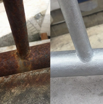 Silver paint project photo