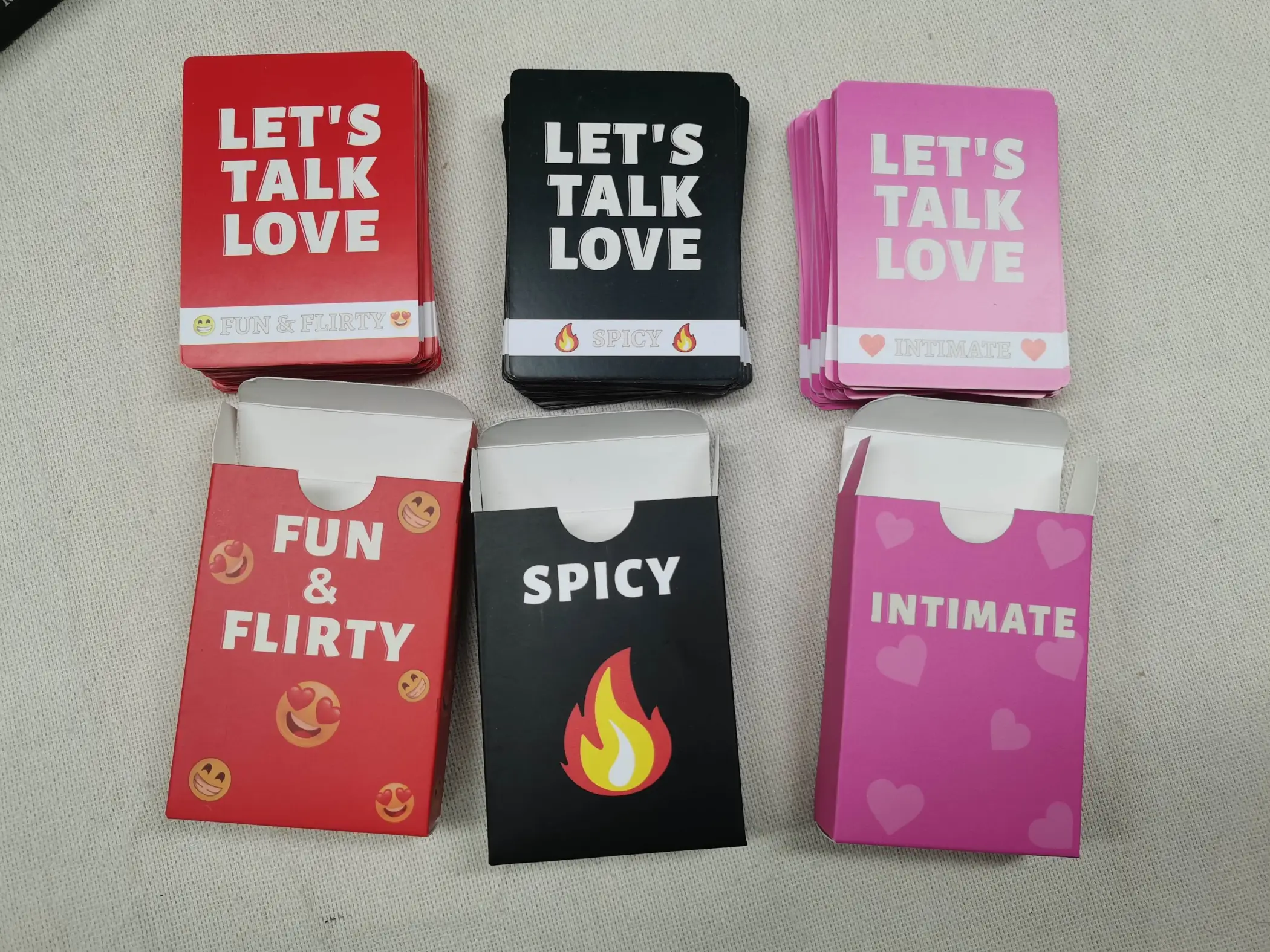 Let's Talk Love - Fun and Romantic Couples Game to Spice up Your Date Night  – Risky Couples