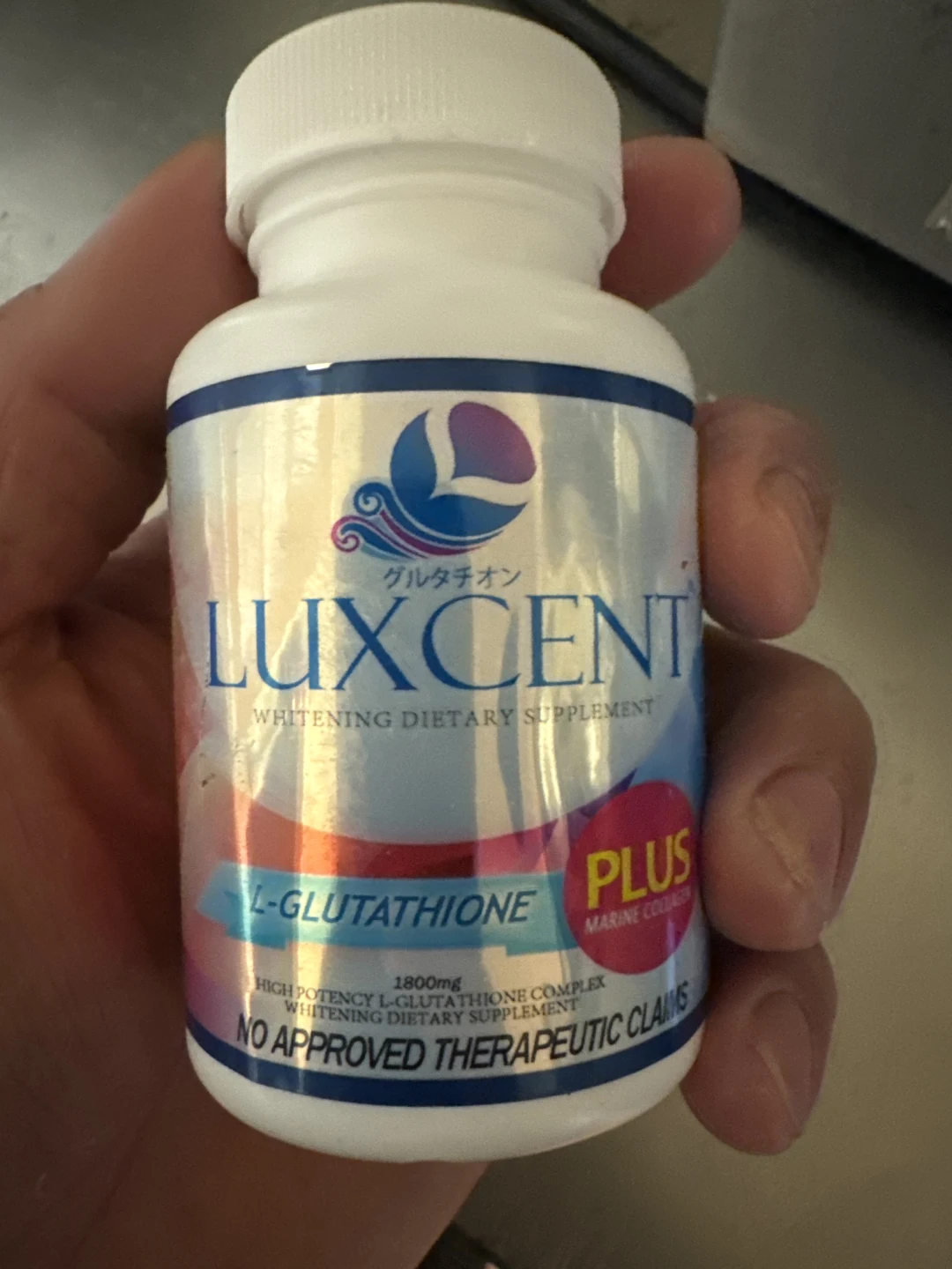 LUXCENT Luminous Caps (1800mg) L-Glutathione + Marine Collagen Capsule – Da  Beauty Fashion NZ