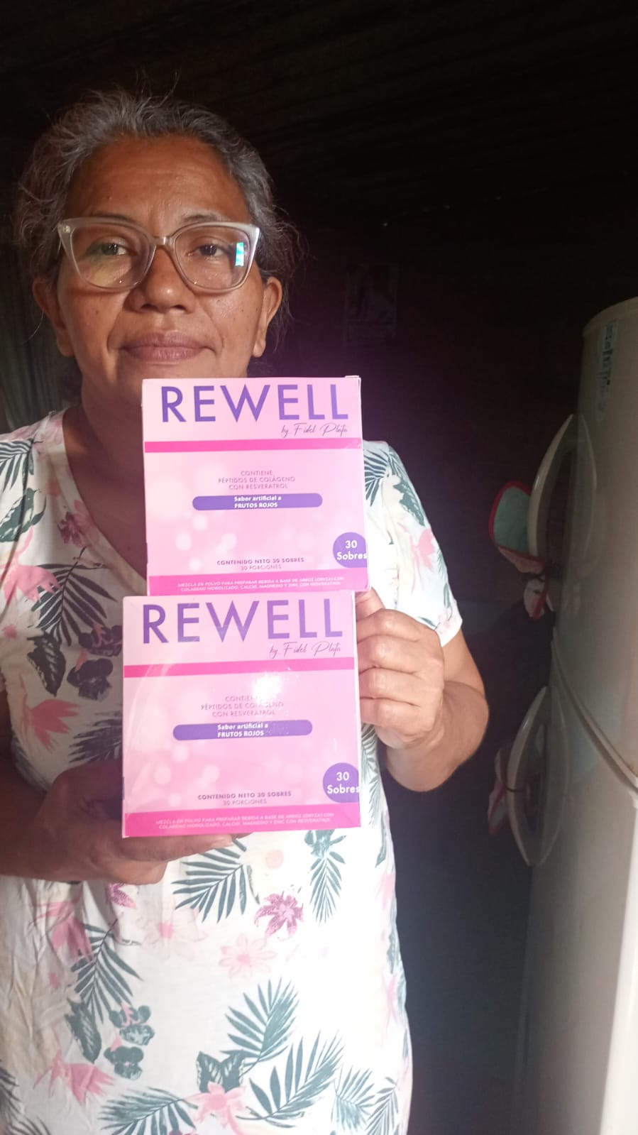 Clienta de Sanavita con Rewell
