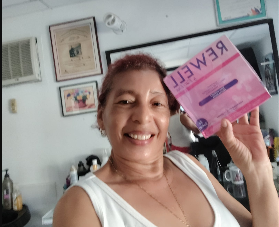 Clienta de Sanavita con Rewell