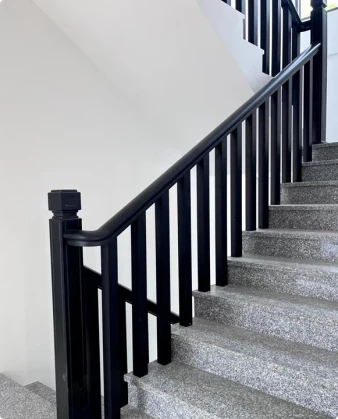 Staircase railing repair