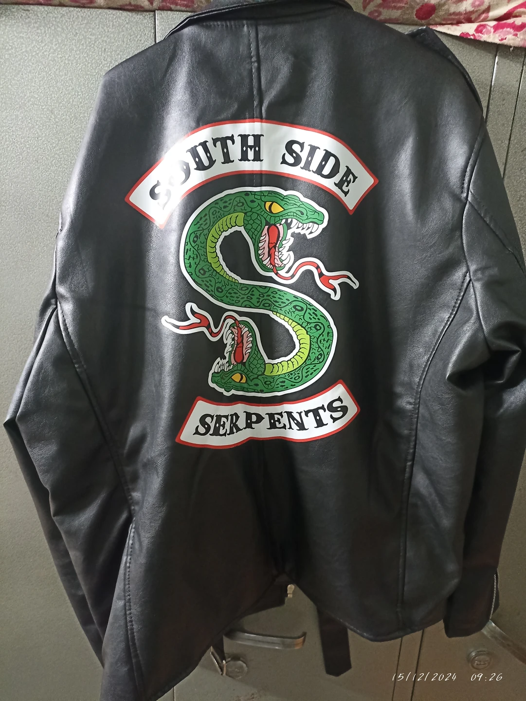 Jennyfer Veste Manteau Riverdale Serpent Veste En Cuir Riverdale