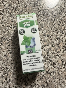 jewel mint vape juice 55mg Pod Juice Jewel Mint Sapphire (Flavor Boost)