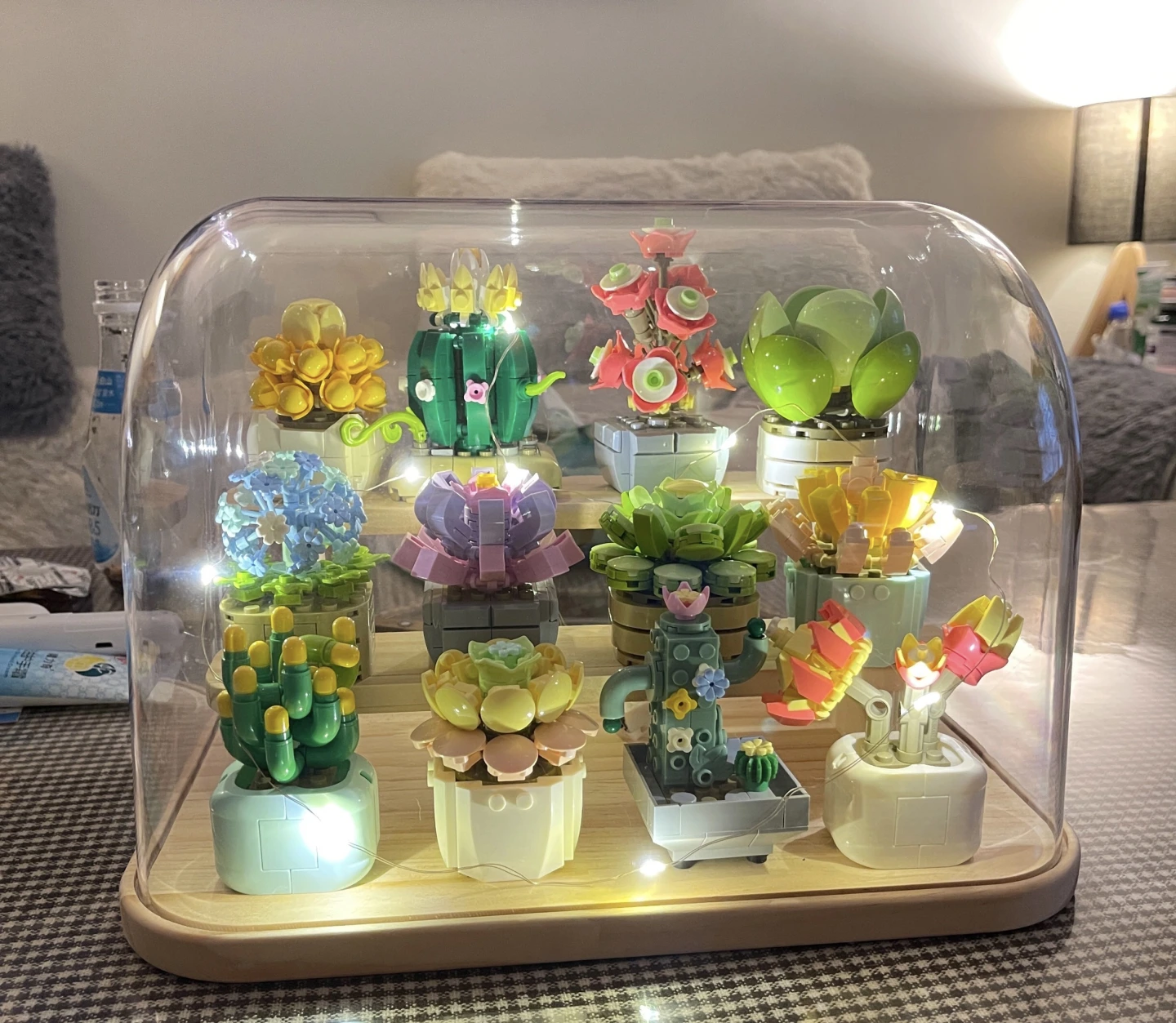 FEIMI™ The Potted Plants Building Blocks（Free Display rack）