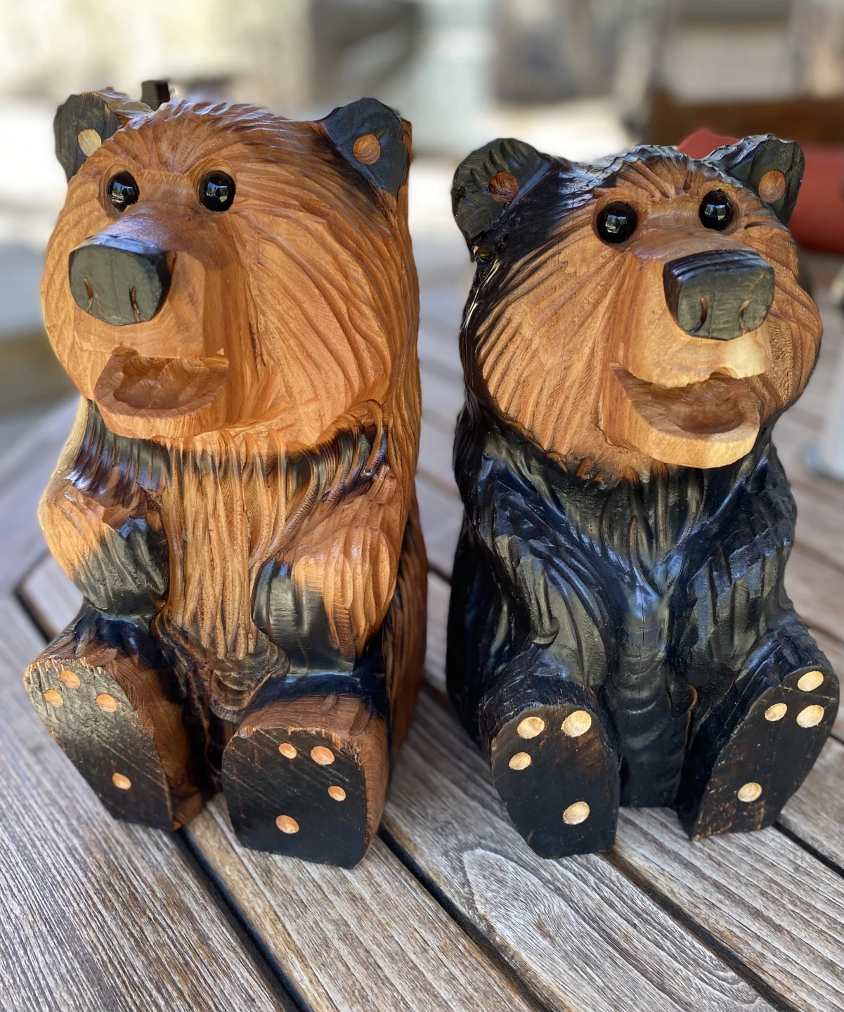 Hand Carved Wooden Bear – Best Brushes
