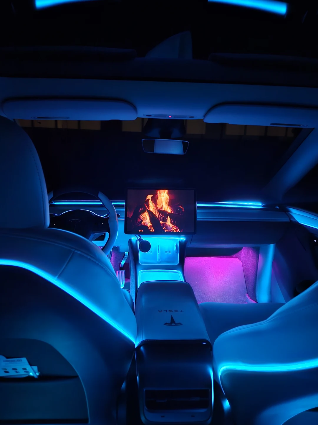 Shop Tesla Model 3, Y, S & X Cabin Ambient Light - TESPLUS