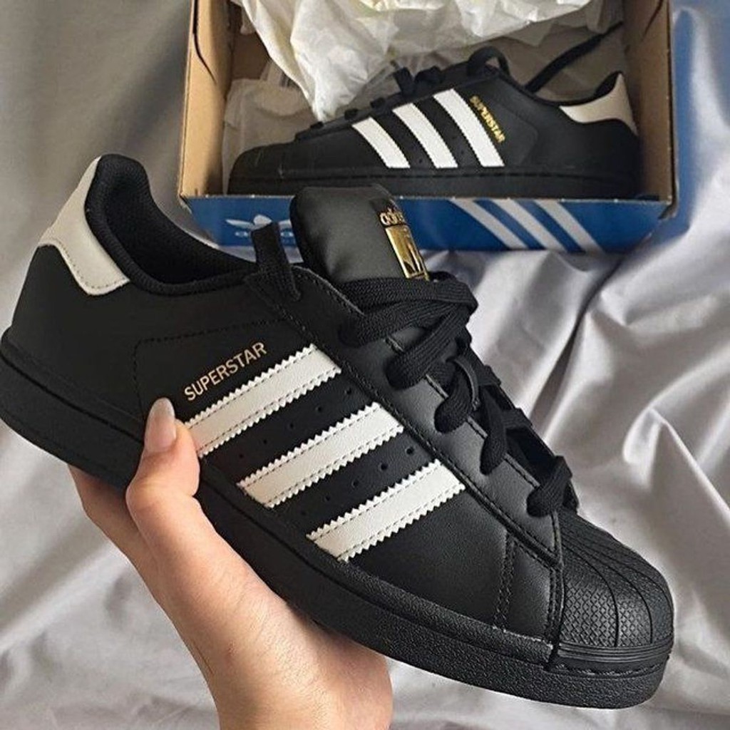 Adidas superstar masculino preto best sale e branco