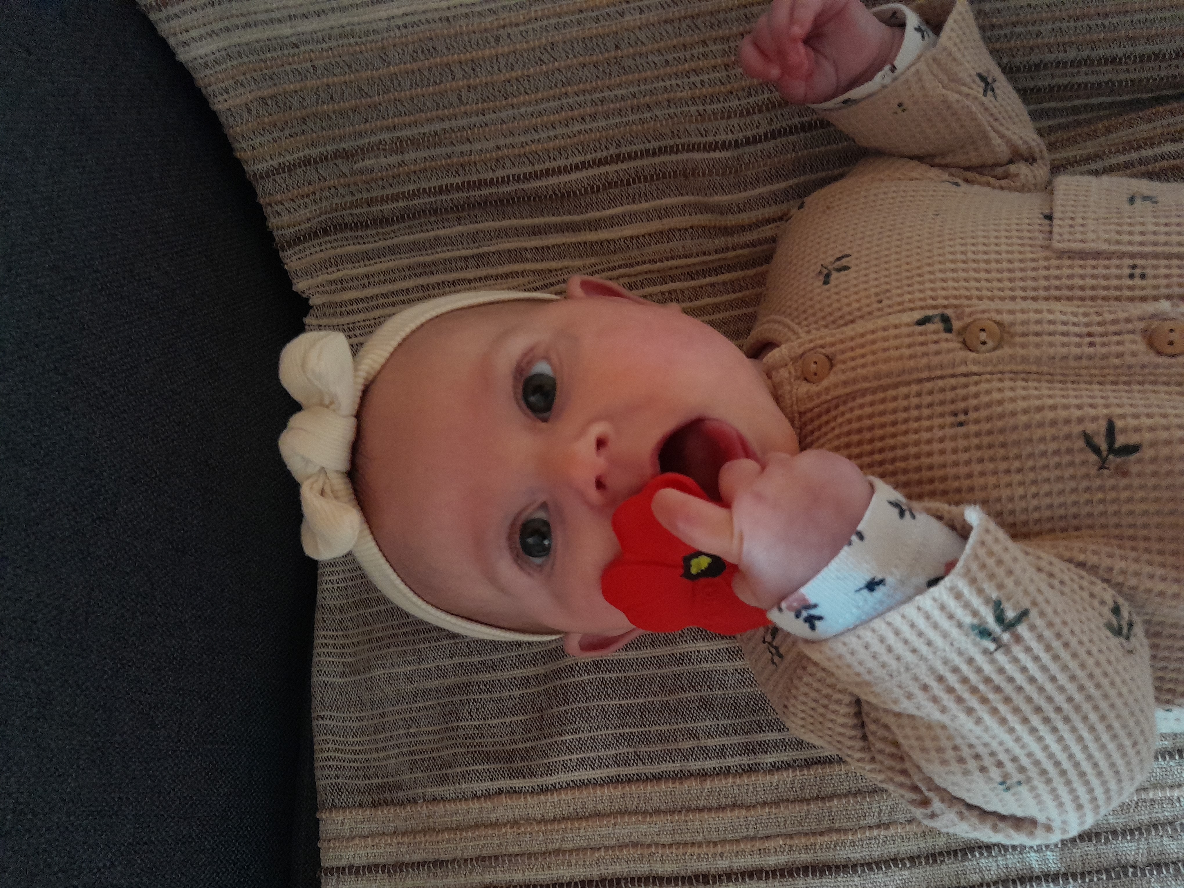 Pop the Poppy Mini Baby Teether | Oli&Carol