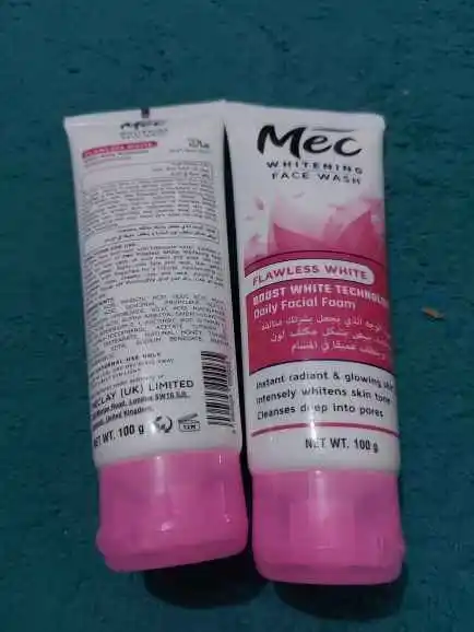 Mec Whitening Flawless White Face wash 100gm –