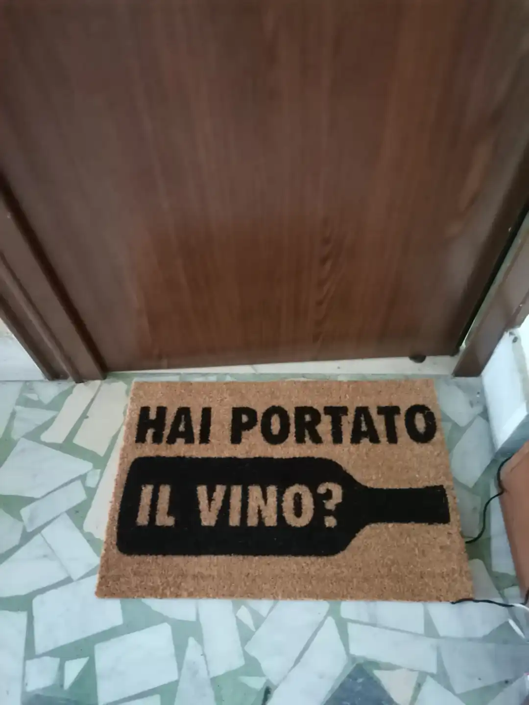 Zerbino con testo personalizzato