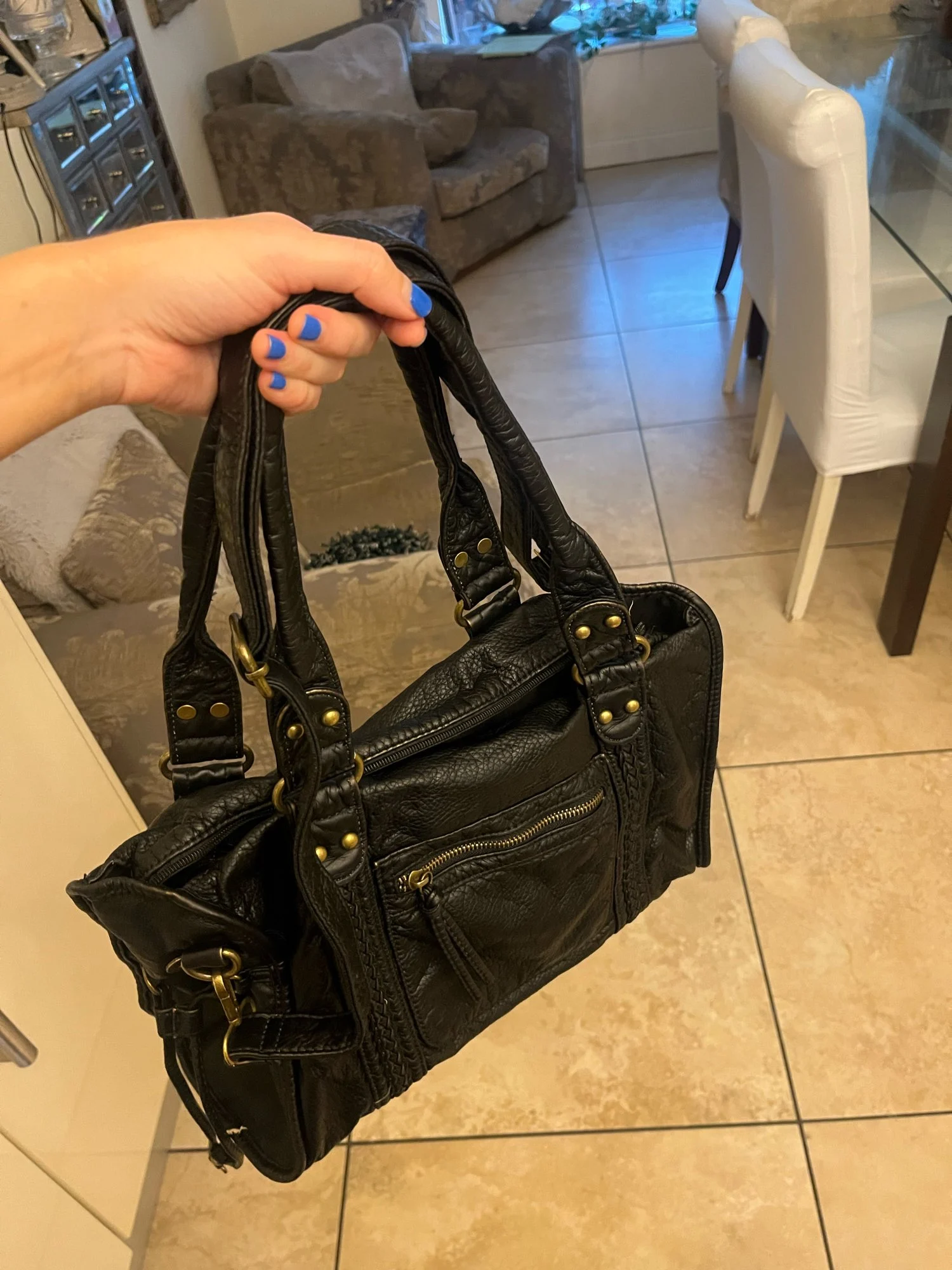 BESSO leather city bag y2k グランジ BESSO leather city bag y2k グランジ BESSO leather city bag y2k